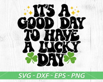 SVG del Día de la Suerte de San Patricio: Trébol irlandés (Descarga digital)