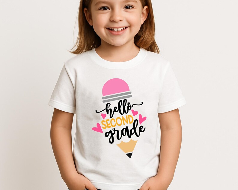 Back to School SVG Bundle: Grade Level Vibes, Pencil Design (digital ...