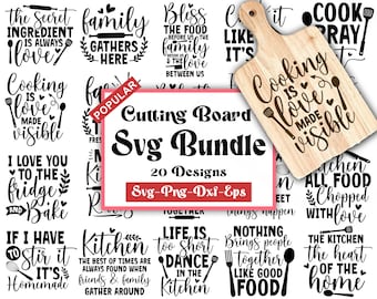 Cutting Board SVG bundle, Baking svg, kitchen towel svg, charcuterie board svg, Cutting Board glowforge cut file, kitchen Cutting Board svg