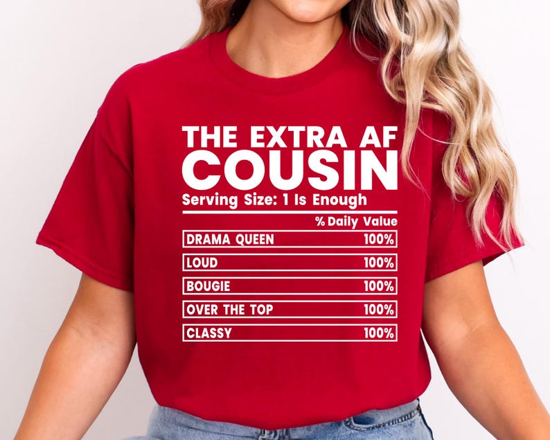 24 Cousin Nutrition Facts SVG Bundle, Family Reunion Shirt Design ...