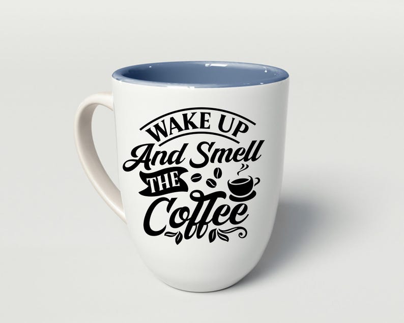 Funny Coffee Quotes SVG Bundle: Caffeine Queen, Coffee Lover (Digital Download) image 5