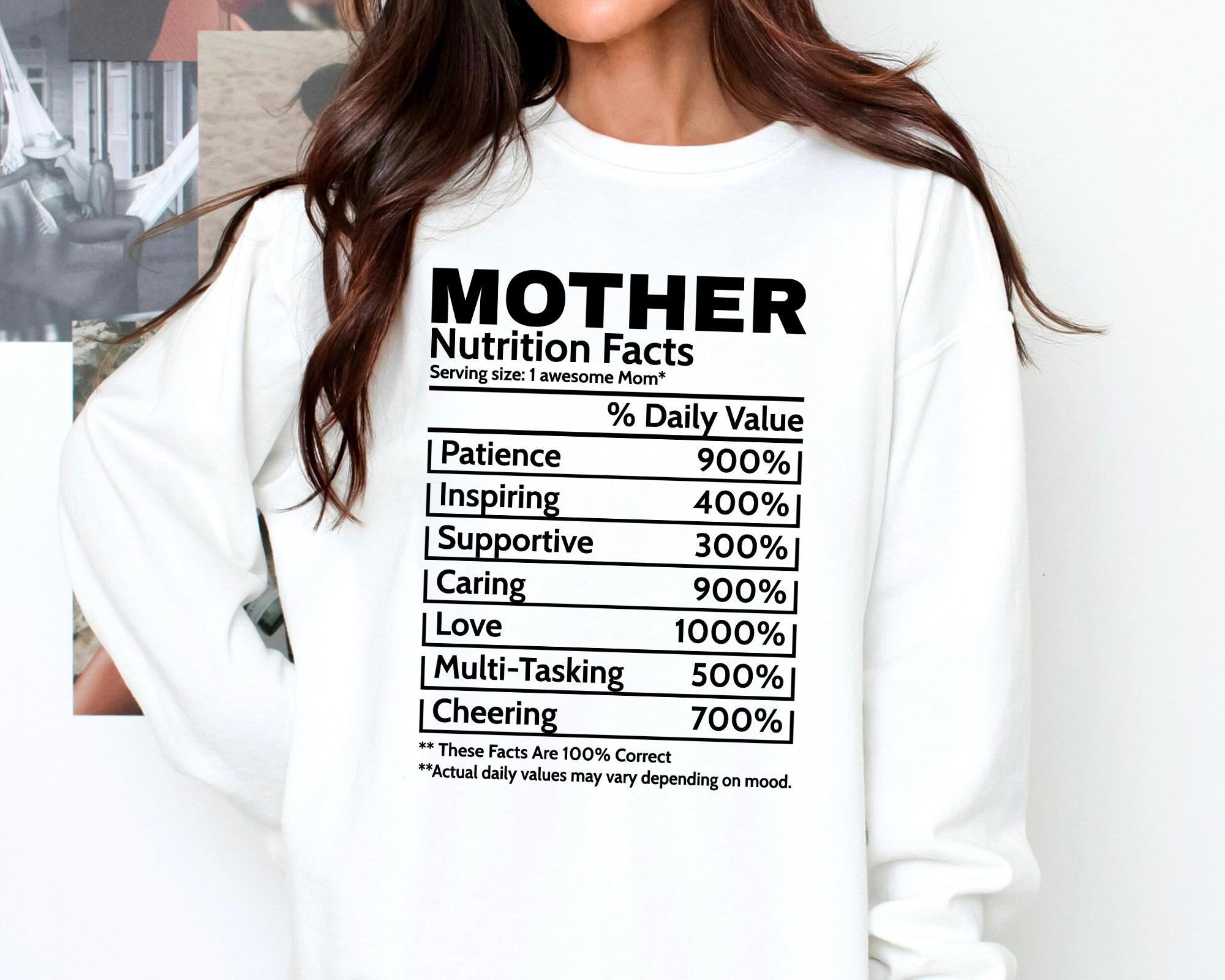 家族向け栄養成分表示SVGバンドル：Tシャツデザイン（デジタル 