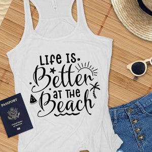 Summer Beach Quotes SVG Bundle: Cricut & Silhouette Cut Files (digital ...