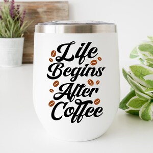 Funny Coffee Quotes SVG Bundle: Caffeine Queen, Coffee Lover (Digital Download) image 10