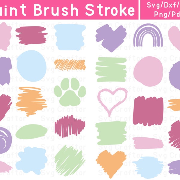 Paint Brush Strokes SVG, Paint Brush Svg, Background Svg, Keychain Svg, Paint Brush Strokes Png Pdf, Brush Strokes Svg, Round Keychain Svg