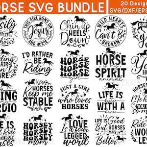 Horse SVG Bundle, Horse SVG, Horse Lover SVG, Horse Quotes svg, Horse Shirt svg, Stable svg, Horse Girl svg, Svg Cut File, Horses svg bundle