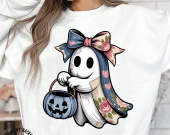 Ghoul Halloween T-Shirt Design PNG, Spooky Ghoul Graphic for Sublimation & Printable Shirt Designs