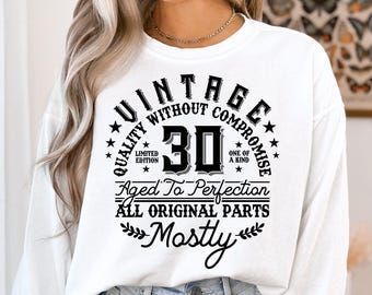 30th Birthday SVG Bundle, Sassy Designs (digital Download) - Etsy