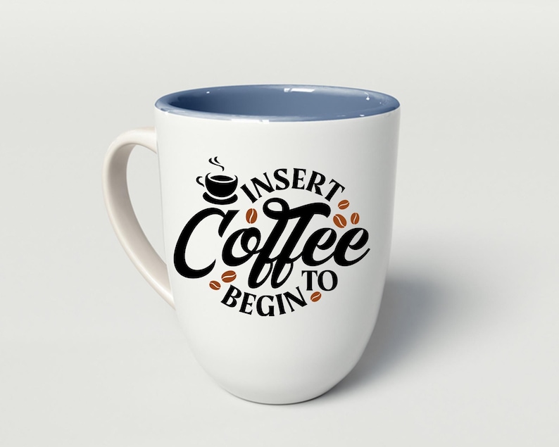 Funny Coffee Quotes SVG Bundle: Caffeine Queen, Coffee Lover (Digital Download) image 7