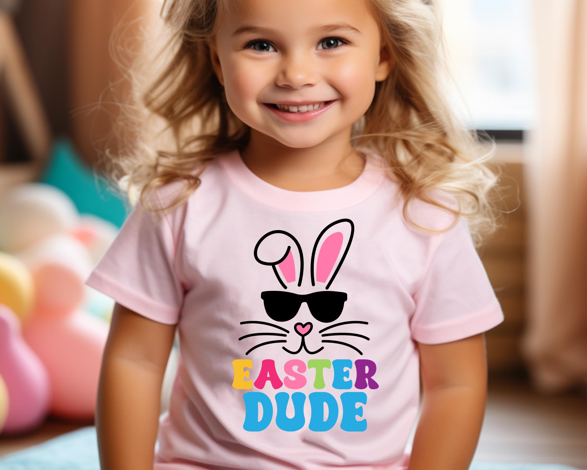 Kids Easter SVG Bundle: Bunny, Shirts, Cricut Files (digital Download ...
