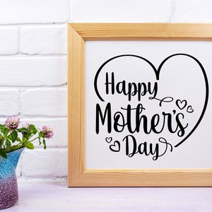 Happy Mother&#39;s Day SVG: Mom Life, Funny Quotes (Digital Download)