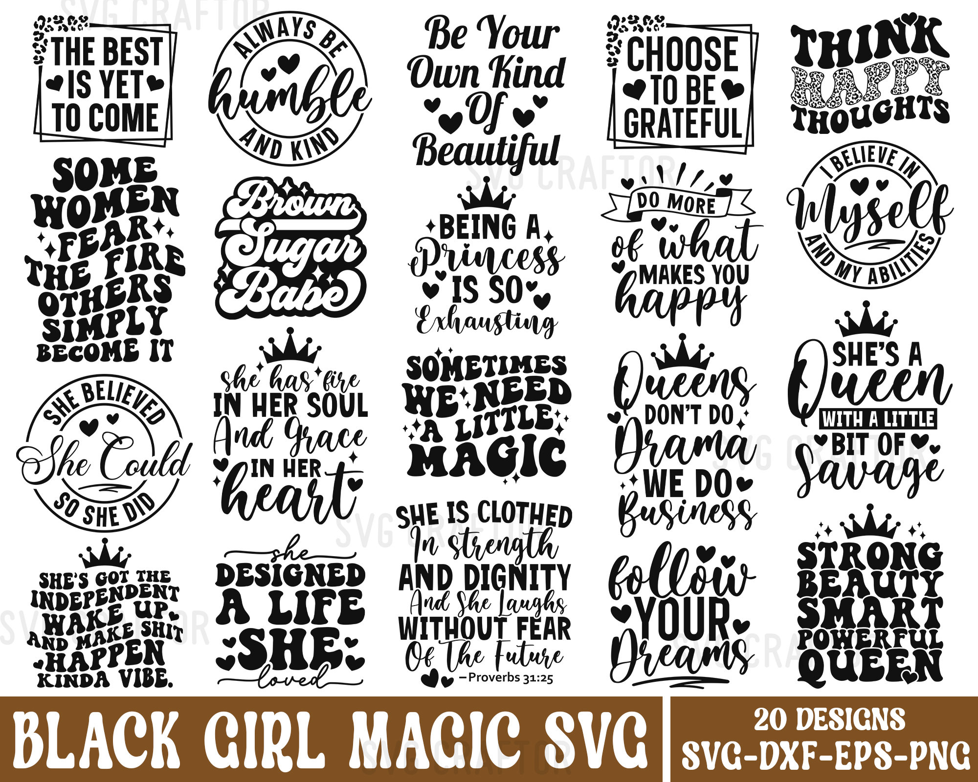 Black Girl Magic SVG Bundle, Black Woman SVG, Boss Lady Svg, Black Lives Matter, Afro Lady Woman, Afro Queen Svg, Melanin Svg, Woman Svg