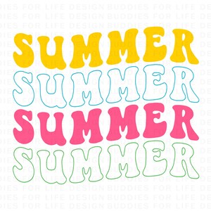 Retro Summer SVG Cut File: T-Shirt Design (Digital Download)