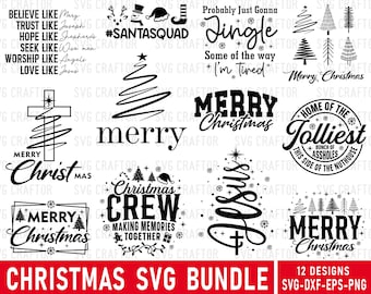 Christmas SVG Bundle, Funny Christmas Designs, Christmas SVG File, Christmas Cricut Svg, Christmas PNG file, Bundle Svg, Christmas shirt Svg