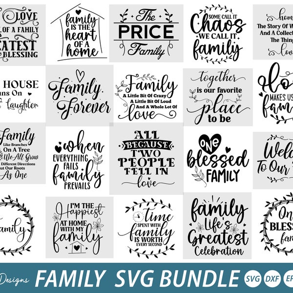 Family SVG Bundle, Family wall sign svg, Home sign svg, Family Quotes SVG Bundle, Family sign, Home decor svg, Family SVG,Farmhouse Sign svg