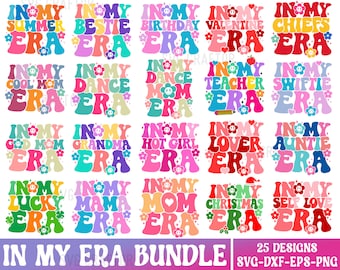 In My Era SVG Bundle: Retro T-Shirt Designs (Digital Download)