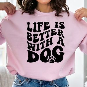 Life is better with a dog Svg, Dog svg, Dog T-shirt Designs, Dog Paw Vector, Dog Typography SVG, Dog Quotes SVG, Dog svg Cut file, cut file