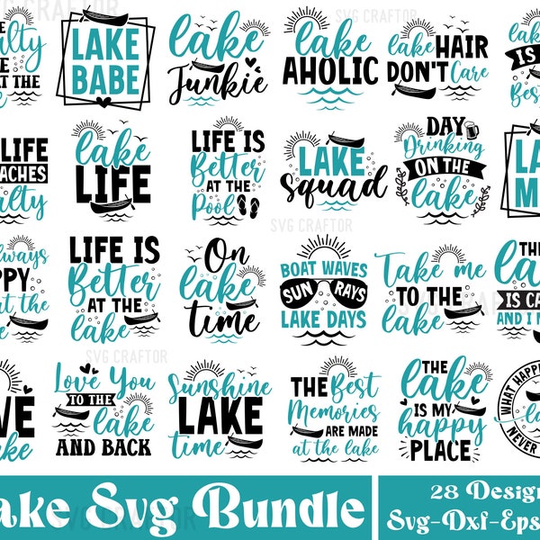 Lake Life SVG Bundle: Camping & Fishing Designs (Digital Download)