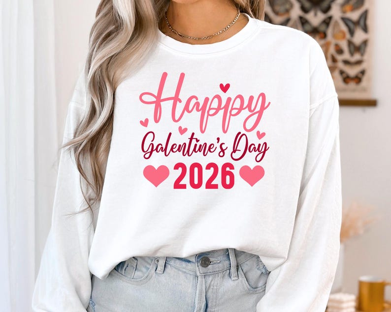 Galentine's Day SVG-bundel: shirts, selectie, Cricut (digitale bestanden) afbeelding 2