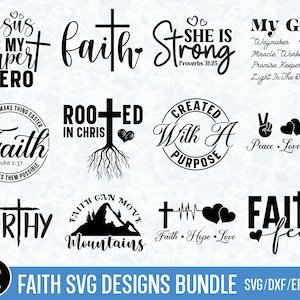Faith Svg bundle, Religious Svg Bundle, Christian Svg bundle, Scripture Svg bundle, Bible Svg Bundle, Jesus Svg Bundle, God Svg Bundle, Svg