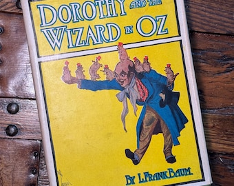 Vintage boek Dorothy en de tovenaar in Oz uit de jaren 40 | Reilly & Lee-editie