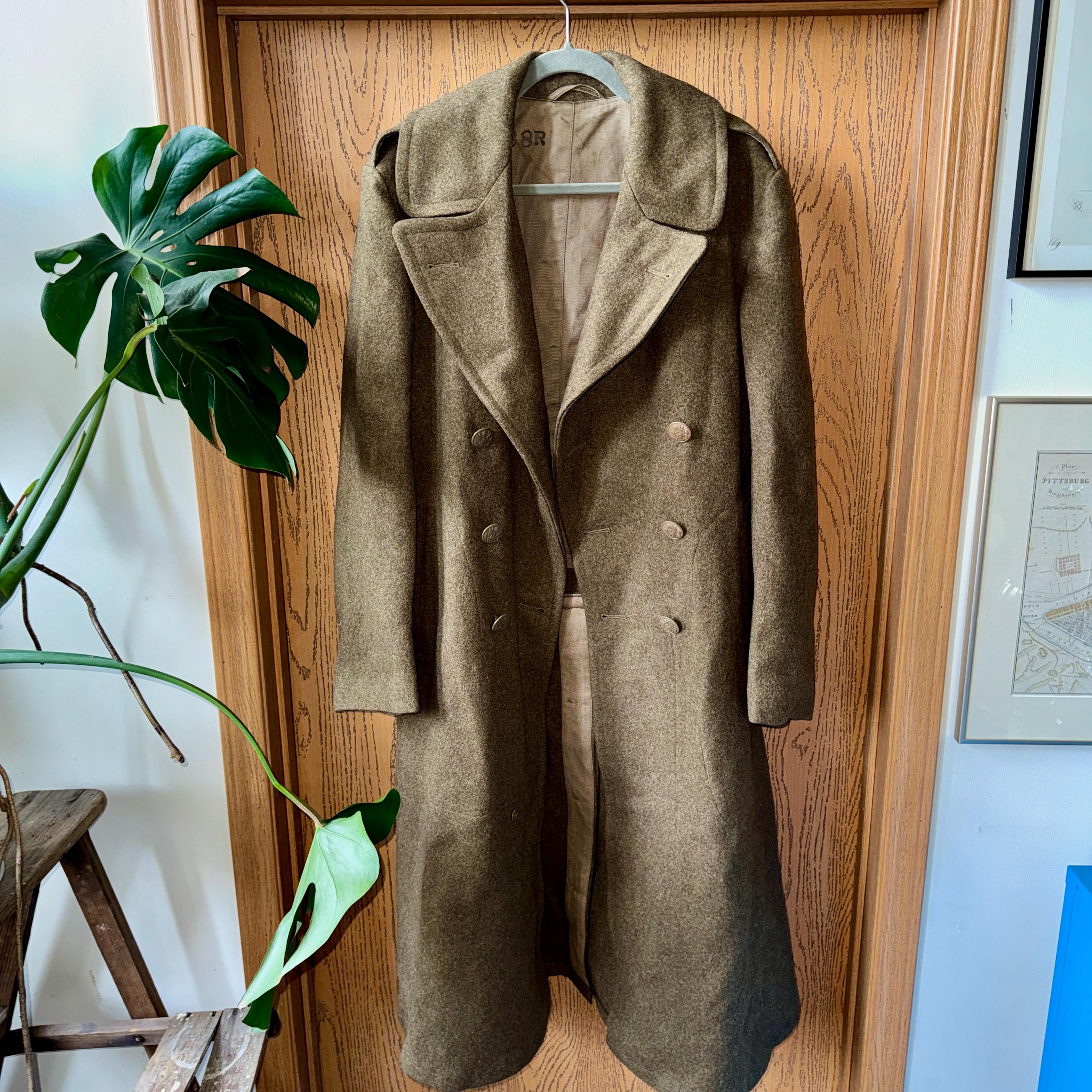 Vintage Us Military Wool Overcoat - Etsy