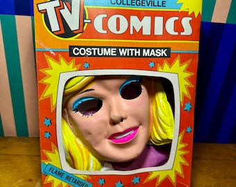 1978 Collegeville Barbie Halloween Costume with Mask - Collectible Retro Classic