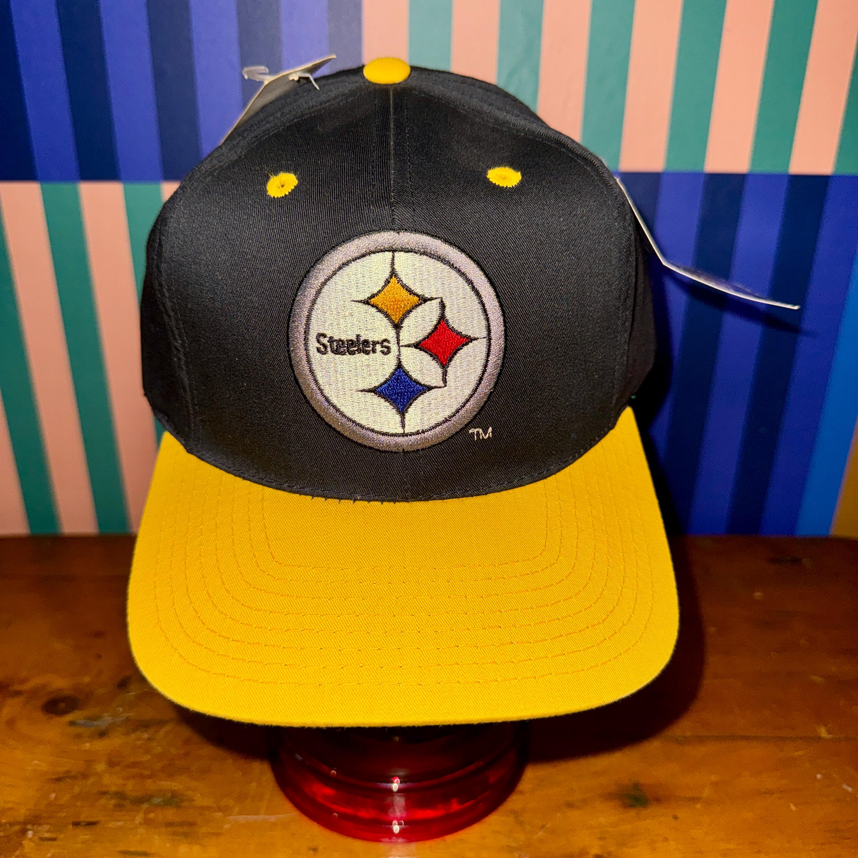Vintage Nfl Snapback Hat Steelers - Etsy