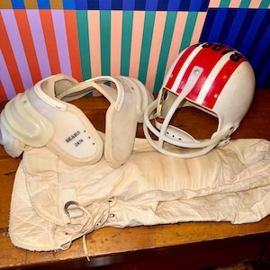 1950s Football Helmet - Etsy 1950s Football Helmet - Etsy