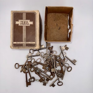 Antieke skeletsleutels van Keil Lock Co. – Vintage Locksmith Supply