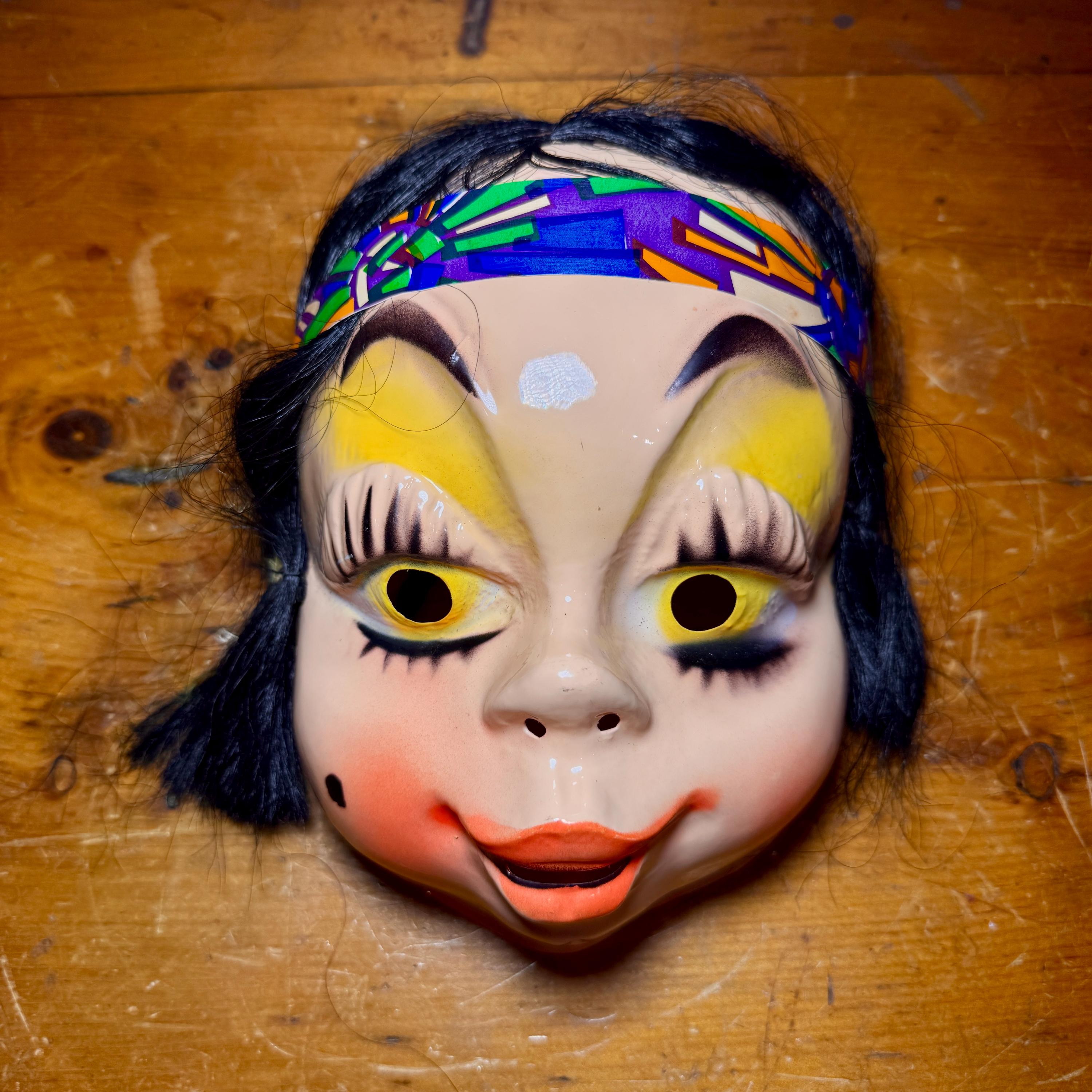 70's Plastic Mask - Etsy