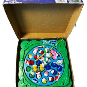 Gioco di pesca Gulpin&#39; Guppies vintage del 1979 di ABC Toys - Giocattolo retrò classico originale, divertente gioco per famiglie in scatola