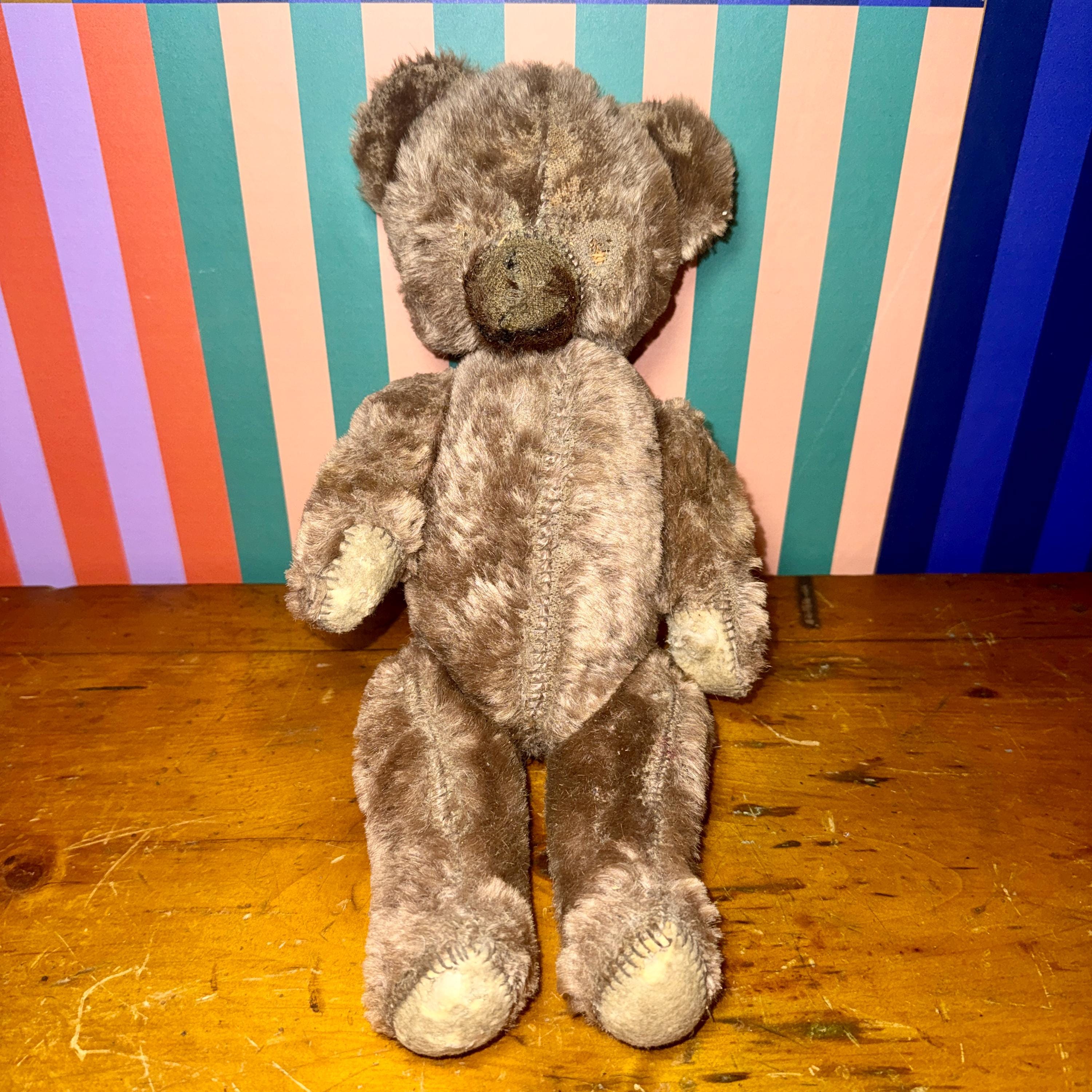 Antique straw filled teddy bear - Etsy 日本