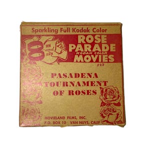 Pasadena Rose Parade 1965 | 8mm Kodak Color Movie | Tournament of Roses