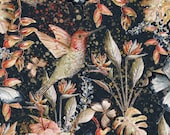 Tropical Seamless Fabric Pattern, Digital Download, hummingbird, butterfly, tropical, jungle, Non Exclusive, Children's Surface Pattern
