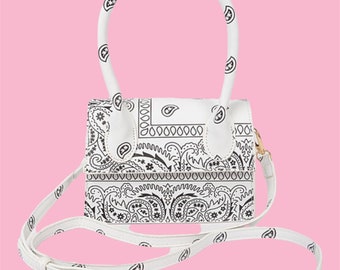 Bandana (Paisley) Single Handle Crossbody Purse