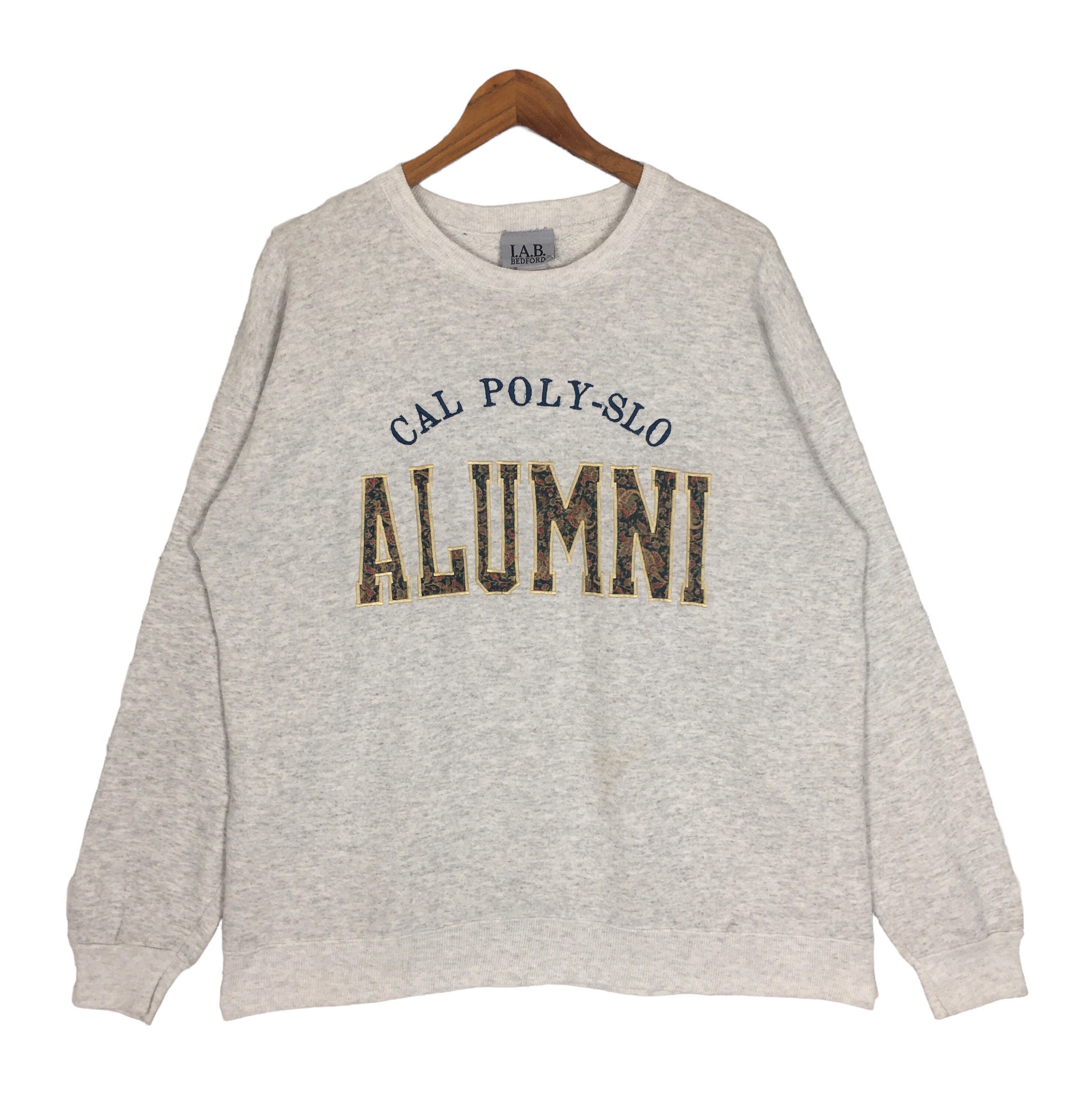Vintage Lab Bedford Alumni Cal Poly Slo Crewneck Sudadera Tamano L Etsy Espana
