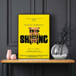 LED Light Up The Shining Movie Poster Backlit Film Display Theater Light Box Case Frame Sign Home Media Room