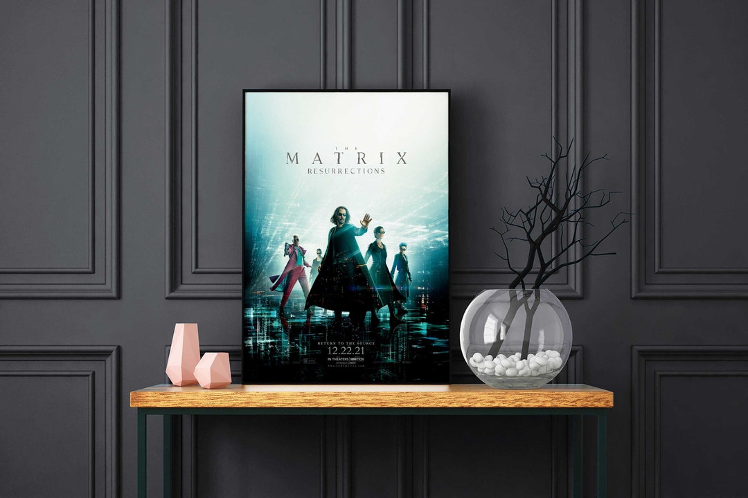 LED Light Up The Matrix Resurrections 2021 Movie Poster Frame Backlit ...