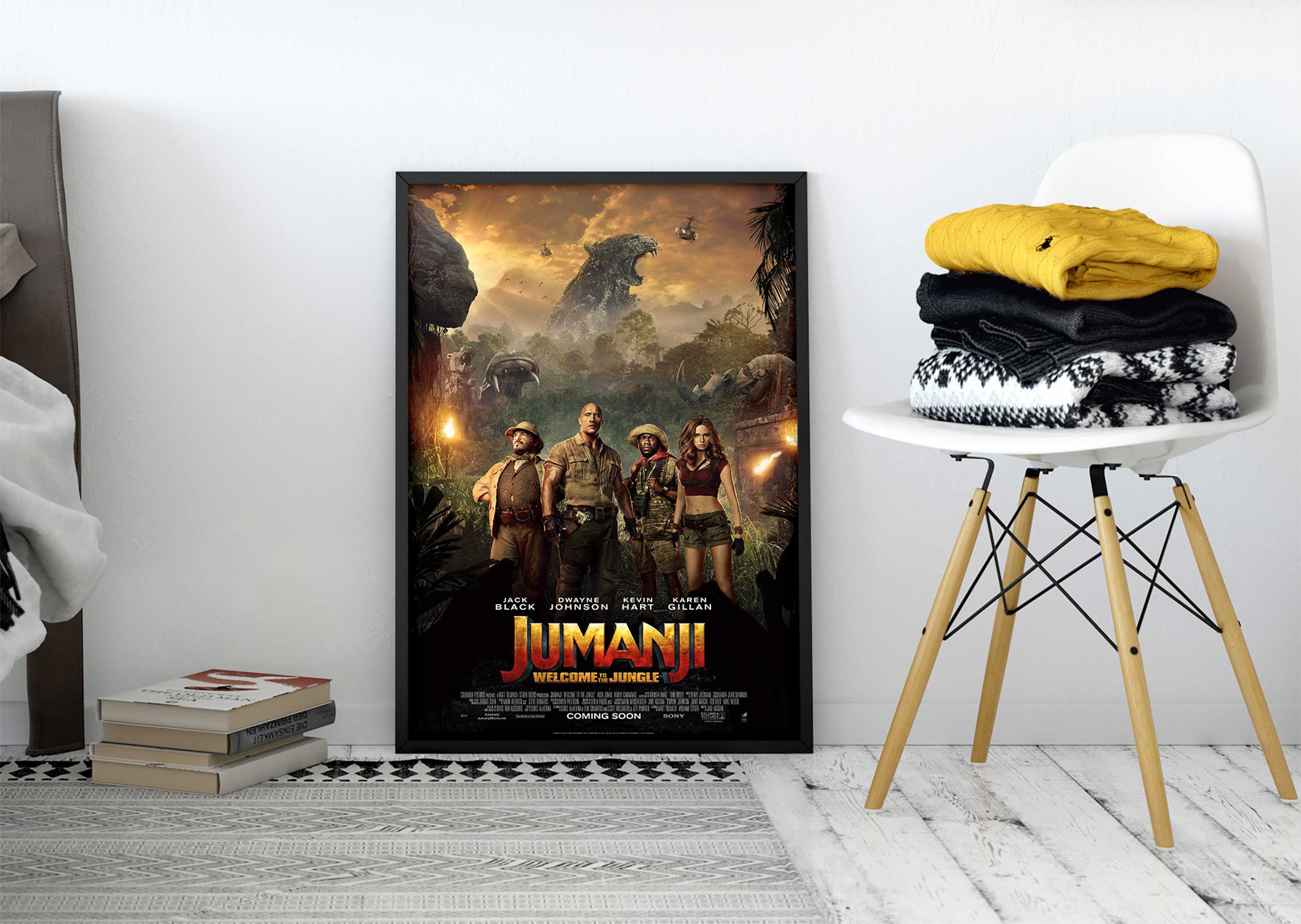 Jumanji - Welcome to the Jungle Posters - Jack Black - A3 & A4