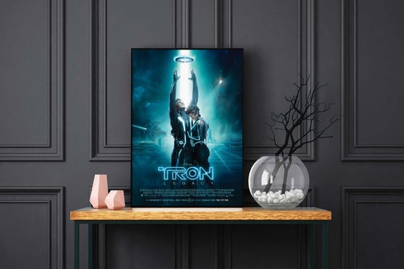 obligatorisk Voksen Desperat LED Light up TRON: Legacy Movie Poster Frame Backlit Film - Etsy