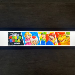 Super Mario Bros. Movie High-Quality Mylar Movie Posters Glossy Film Posters, Collector’s Edition, Unique Home Decor, Custom Sizes Available