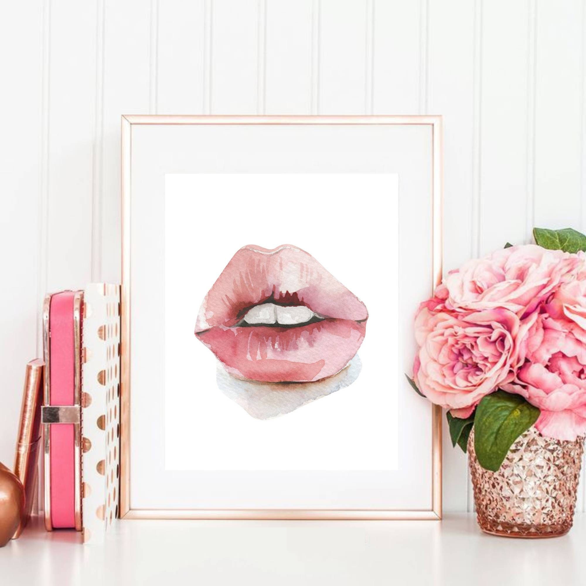 ▷ LV pink lips by Sarah B., 2020, Print