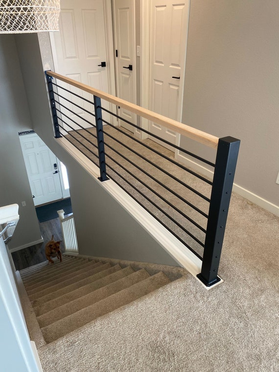 Horizontal Rod Railings Etsy