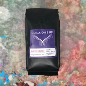 Super Delish - Coffee & Mushroom Wellness Mix Reishi Lion&#39;s Mane and Cordyceps 30 Day Supply