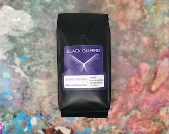 Super Delish - Coffee & Mushroom Wellness Mix Reishi Lion's Mane and Cordyceps 30 Day Supply