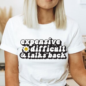 Teuer Schwierig und spricht zurück SVG PNG, lustige Mama svg, Mama Shirt svg, Hippie, teuer und schwierig svg, Mama Shirt svg, Mama Geschenk svg