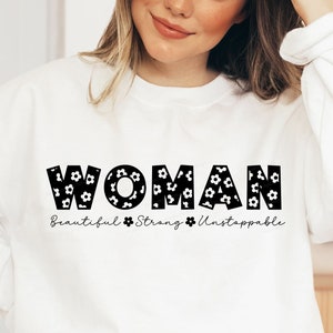 Femme forte SVG, belle femme svg, femme SVG PNG, elle est forte svg, Girl Power svg, elle est svg, svg de motivation, svg source d’inspiration