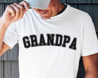 Grandpa svg, Grandpa Varsity Letters svg png, Grandpa Shirt svg, Father's Day svg, Best Grandpa Ever svg, Grandpa png, Grandpa Gift svg