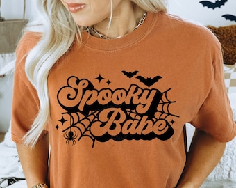 Spooky seizoen svg, Spooky Babe svg, Spooky svg, Spooky Vibes svg, Spooky Mama svg, Halloween Shirt SVG, Cricut File, Halloween SVG voor Shirt